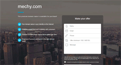 Desktop Screenshot of mechy.com