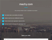 Tablet Screenshot of mechy.com