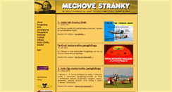 Desktop Screenshot of mechy.cz